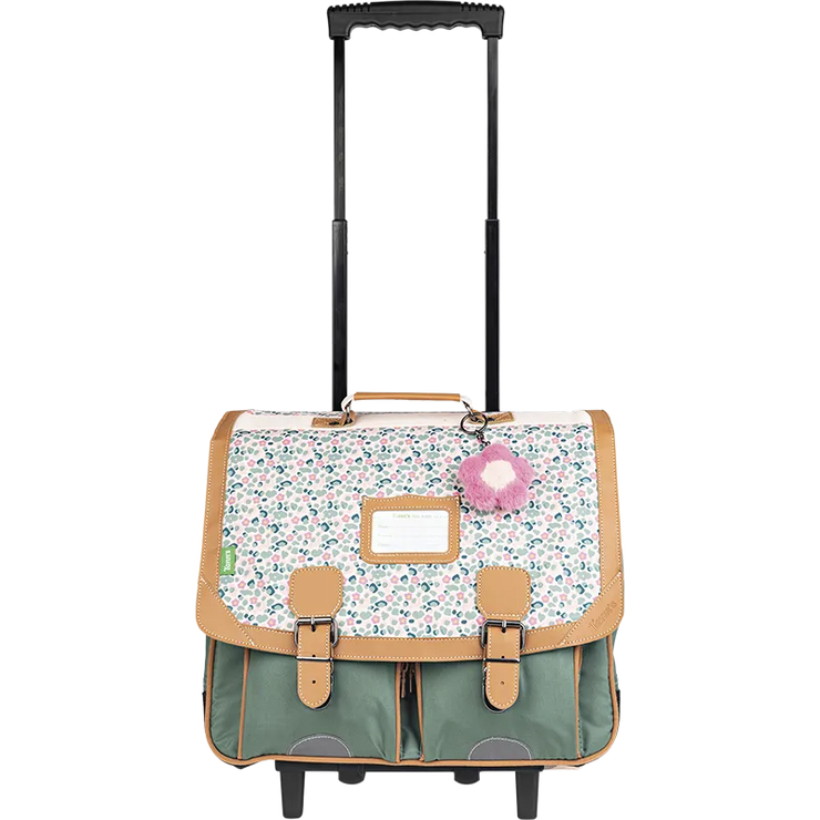 Cartable Trolley TANN’S 41cm Iris Vert