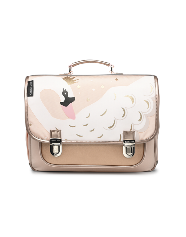 Cartable moyen CARAMEL & CIE Lady Swan