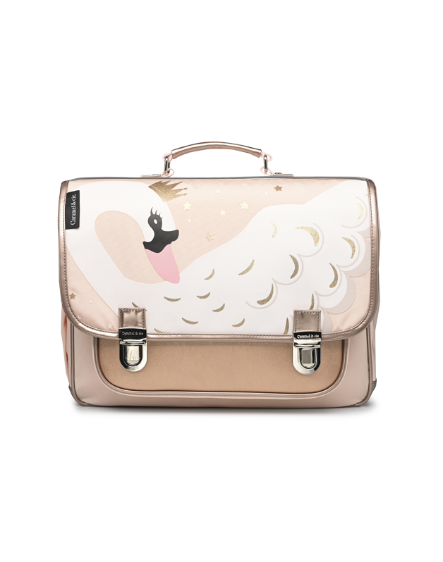 Cartable moyen CARAMEL & CIE Lady Swan