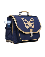 Cartable Moyen CARAMEL & CIE Papillon Bleu