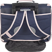 TANN'S Cartable trolley Assya bleu 38cm