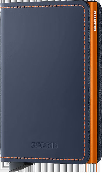 Slimwallet SECRID Matte Nightblue & Orange