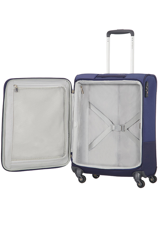 Valise SAMSONITE Base boost 55 cm bleu 79200/1598 OUVERTE