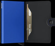 Miniwallet SECRID Matte Black & Blue